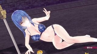 Bullet Girls Phantasia Fanservice Appreciation Minagi Kukkoro Mode Sword Pose