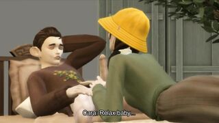 Nerd guy gets sucked by his girlfriend [Cara & Franz]