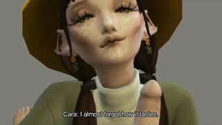 Nerd guy gets sucked by his girlfriend [Cara & Franz]