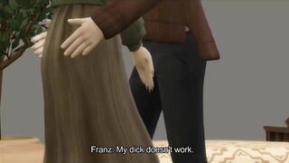 Nerd guy gets sucked by his girlfriend [Cara & Franz]