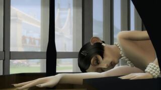 Flapper babe Jazz Gatsby gets fucked on the piano