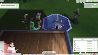 Something happened in the pool while my sims fucked!