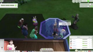 Something happened in the pool while my sims fucked!