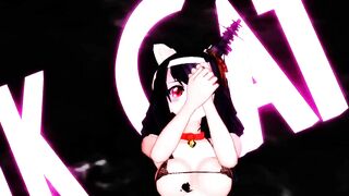 【MMD】Fuso seems to have become a cat - PiNK CAT【R-18】