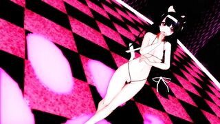 【MMD】Fuso seems to have become a cat - PiNK CAT【R-18】