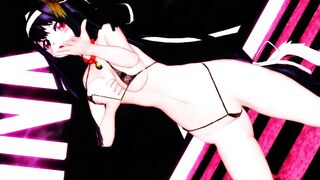 【MMD】Fuso seems to have become a cat - PiNK CAT【R-18】