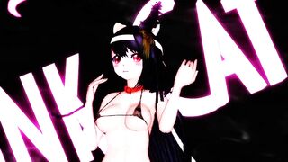 【MMD】Fuso seems to have become a cat - PiNK CAT【R-18】