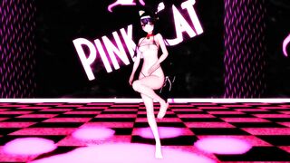 【MMD】Fuso seems to have become a cat - PiNK CAT【R-18】