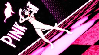 【MMD】Fuso seems to have become a cat - PiNK CAT【R-18】