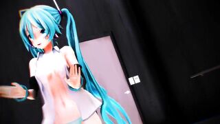 【MMD】PiNK CAT with Tsumi-shiki Miku【R-18】