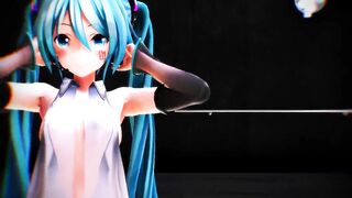 【MMD】PiNK CAT with Tsumi-shiki Miku【R-18】