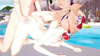 YOIMIYA FIRST TIME ANAL HENTAI GENSHIN IMPACT