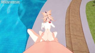 YOIMIYA FIRST TIME ANAL HENTAI GENSHIN IMPACT