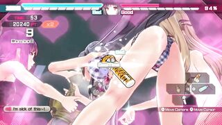 Bullet Girls Phantasia Fanservice Appreciation Tsukiyo Kukkoro Mode Sword Pose