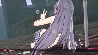 Bullet Girls Phantasia Fanservice Appreciation Tsukiyo Kukkoro Mode Sword Pose
