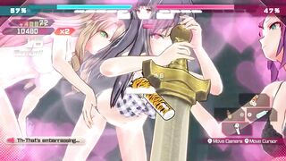 Bullet Girls Phantasia Fanservice Appreciation Tsukiyo Kukkoro Mode Sword Pose