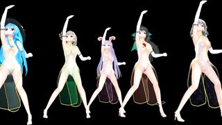 【MMD】Touhou Whimsical Mercy [Skeleton]【R-18】