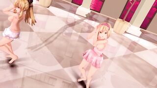 【MMD】Vila & Jita's suspicious demon【R-18】