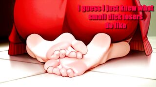 Yor's One Minute Feet Humiliation Quickshot Hentai JOI Challenge