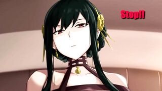 Yor's One Minute Feet Humiliation Quickshot Hentai JOI Challenge
