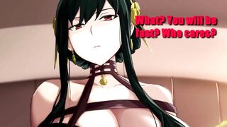 Yor's One Minute Feet Humiliation Quickshot Hentai JOI Challenge