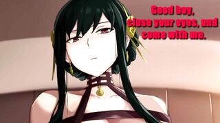 Yor's One Minute Feet Humiliation Quickshot Hentai JOI Challenge