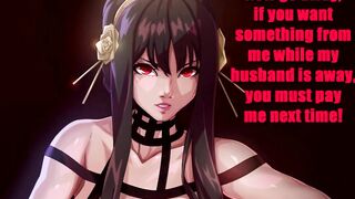 Yor's One Minute Feet Humiliation Quickshot Hentai JOI Challenge