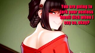 Yor's One Minute Feet Humiliation Quickshot Hentai JOI Challenge