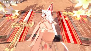 PHARAOH LUPINA IS THRILLED TO GET POUNDED HENTAI GUARDIAN TALES