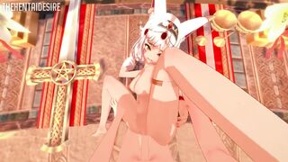 PHARAOH LUPINA IS THRILLED TO GET POUNDED HENTAI GUARDIAN TALES