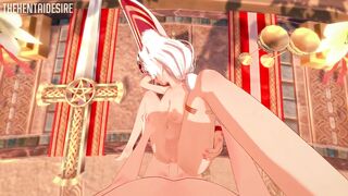 PHARAOH LUPINA IS THRILLED TO GET POUNDED HENTAI GUARDIAN TALES