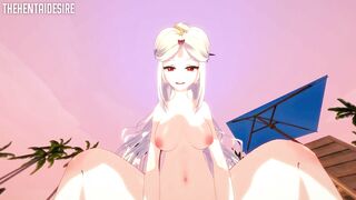 NINGGUANG RIDES YOUR DICK, COWGIRL HENTAI GENSHIN IMPACT