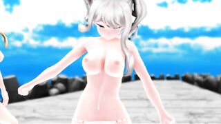 【MMD】ECHO at the breakwater【R-18】