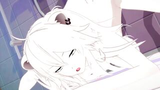 【Vtuber 獅白ぼたん】獅白ぼたんがジャックオーランタンポーズしてるだけLoop4