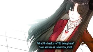 HentaiAnimeJOI - Rin Tohsaka Gives You One Elevator Ride To Cum (Quick JOI)