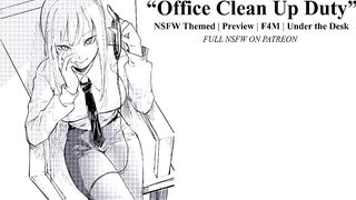 “Office Clean Up Duty” [Dom]Female X Listener NSFW Audio F4M