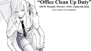 “Office Clean Up Duty” [Dom]Female X Listener NSFW Audio F4M