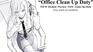 “Office Clean Up Duty” [Dom]Female X Listener NSFW Audio F4M