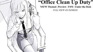 “Office Clean Up Duty” [Dom]Female X Listener NSFW Audio F4M