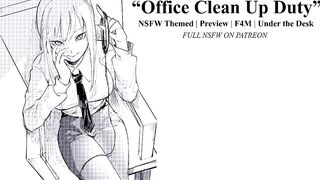“Office Clean Up Duty” [Dom]Female X Listener NSFW Audio F4M