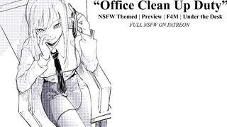 “Office Clean Up Duty” [Dom]Female X Listener NSFW Audio F4M
