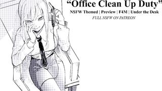 “Office Clean Up Duty” [Dom]Female X Listener NSFW Audio F4M