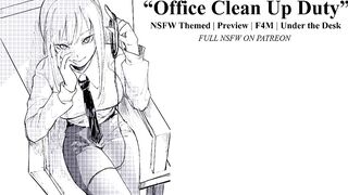 “Office Clean Up Duty” [Dom]Female X Listener NSFW Audio F4M