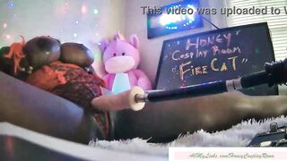 HONEY COSPLAY ROOM - FIRE CAT -- SexMachine Fucks so Good