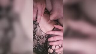 Wet pussyfuck in hot lingerie