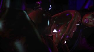 Bubble Butt Ebony Vs BBC in Private Sex Room - SL (Throwback)