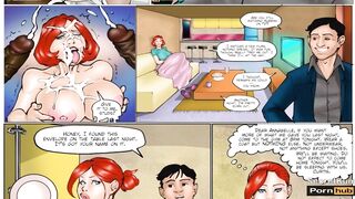 Annabelle's New Life pt. 2 - Horny Wife Gangbanged by two BBC while husband was out