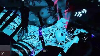 When Clubbing is getting to lewd Fingering - Lesbian VRChat