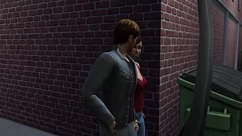 Sims 4 - Free time 3 Helping a stranger...in more ways than one