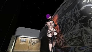 Thick futa dances and strips